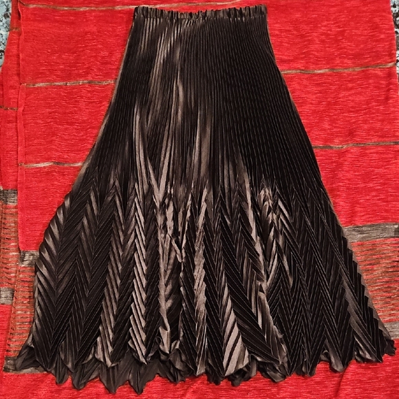 Cachet Skirt Pleated Evening Elegant Skirt Small - Picture 5 of 6